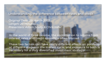 Understanding the difference between rates and credit video link